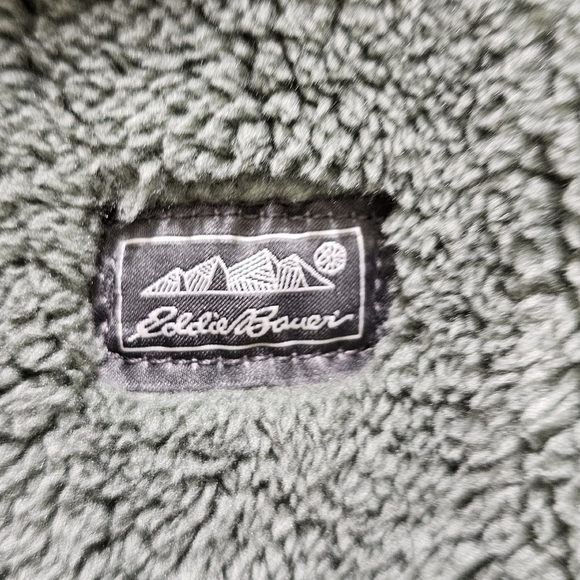 Eddie Bauer Kids Boy Girl Infant Green Fleece Soft Plush Onsie Footed Si… - Picture 8 of 10